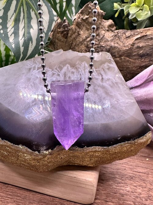 Rainbow Amethyst pendant!