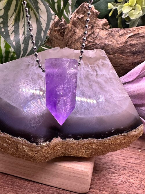Rainbow Amethyst pendant!
