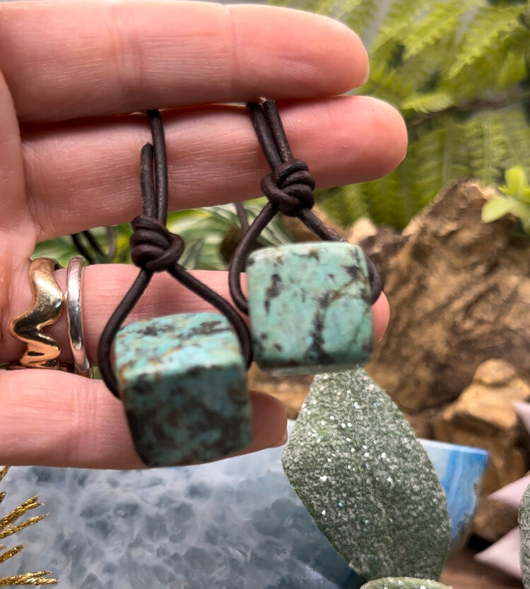 Turquoise lariat