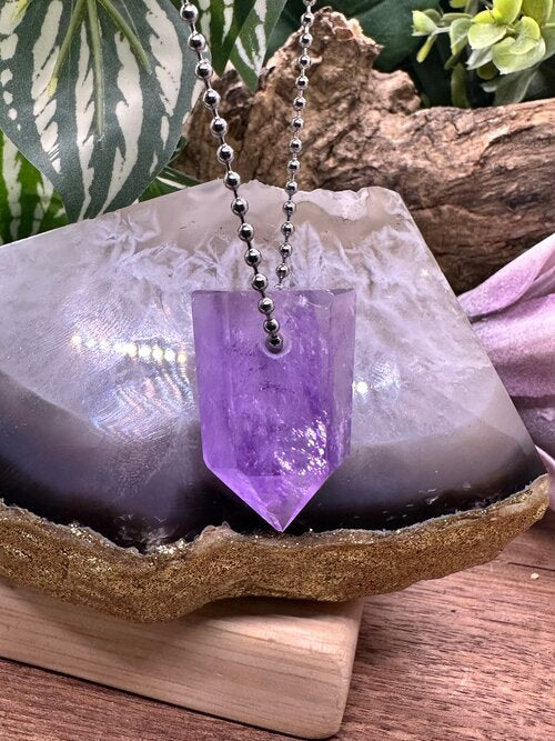 Rainbow Amethyst pendant!