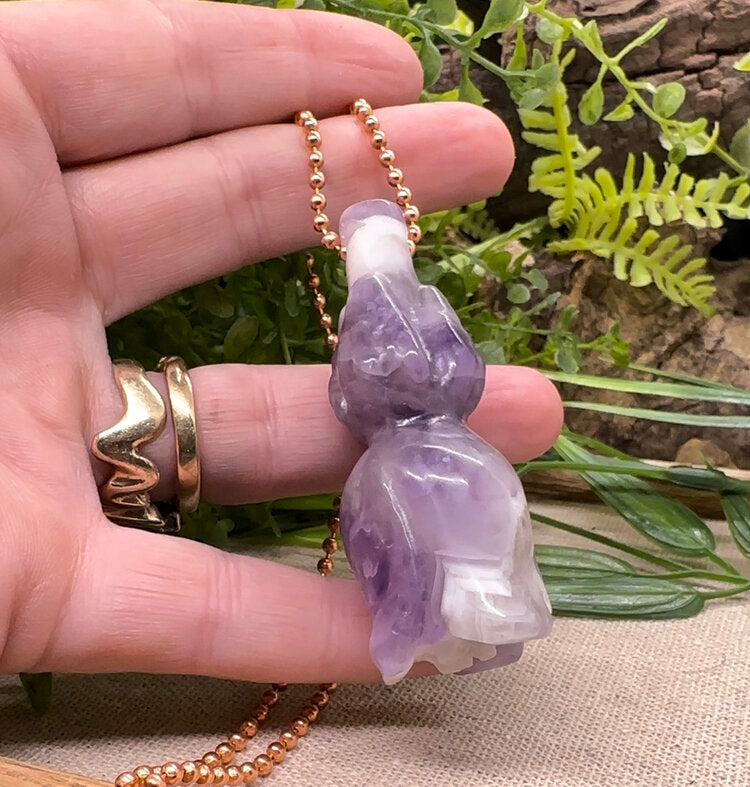 Chevron Amethyst Flower