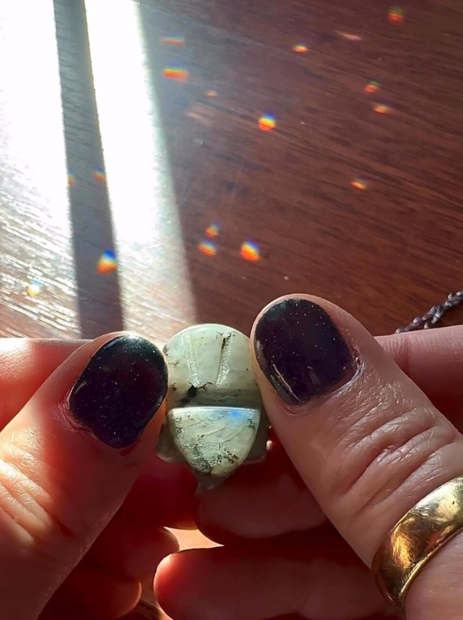 Labradorite Skull