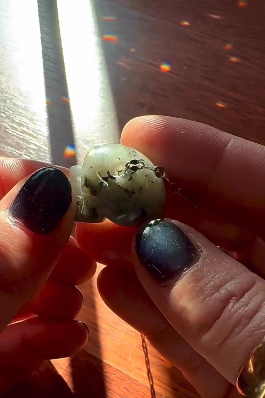 Labradorite Skull
