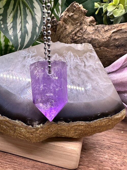 Rainbow Amethyst pendant!