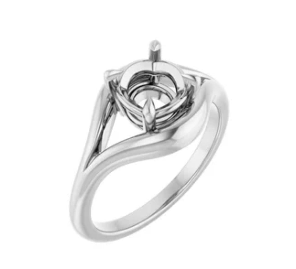 Sterling silver mounting