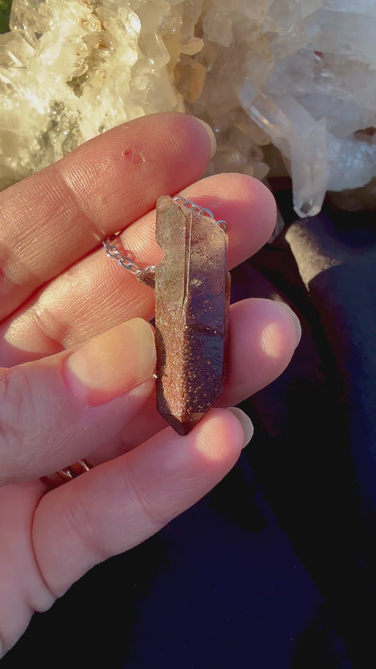 Raw Smoky Quartz with Hematite