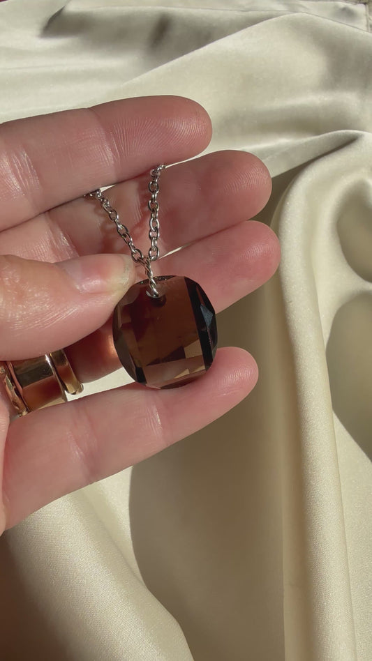 Faceted Smoky Quartz
