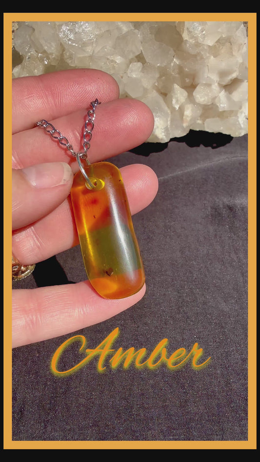 Amber pendant!