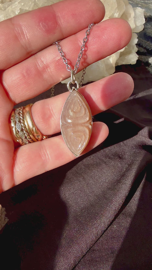 Sunstone pendant