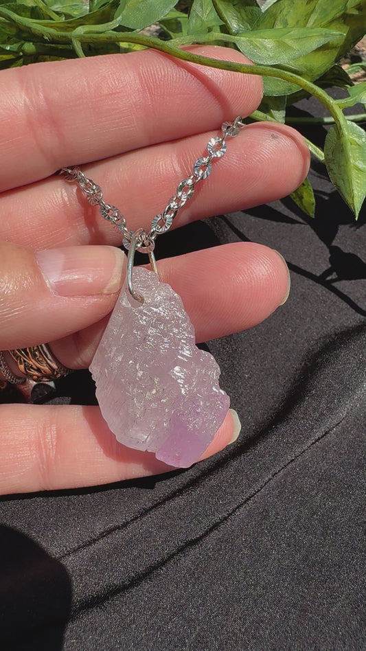 Raw Kunzite