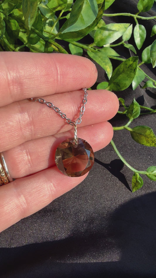 Faceted Smoky Quartz