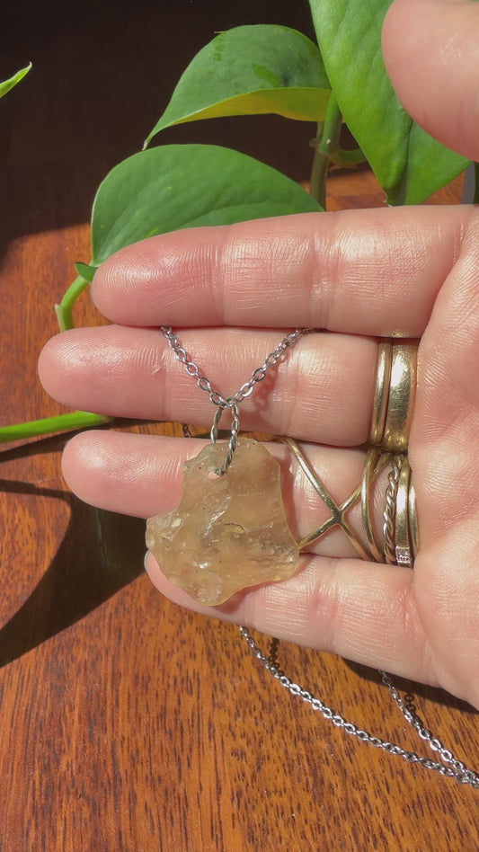 Lybian glass heart