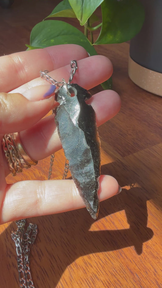 Black obsidian