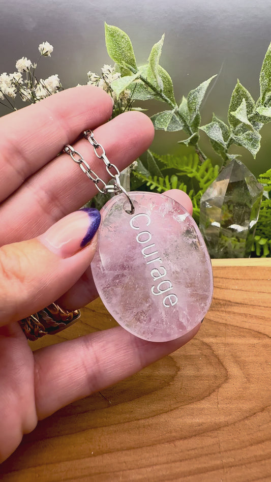 Amethyst Courage pendant