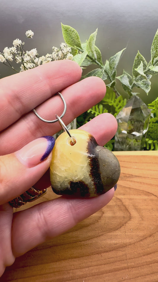 Septarian heart