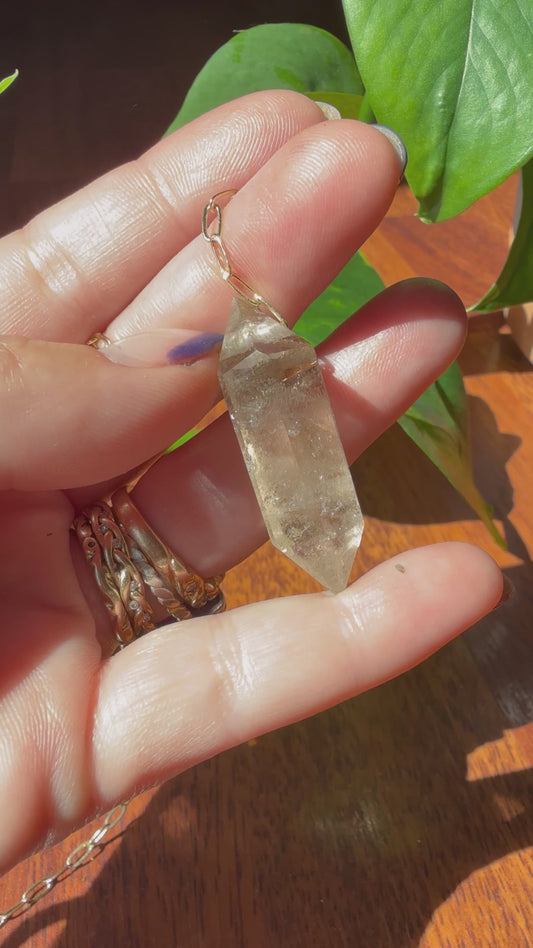 Rutilated Quartz pendant